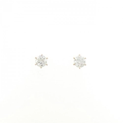 K18PG/ST Bông tai kim cương 0.308CT 0.331CT H SI1 3EXT-EXT - Hàng hiệu Chính hãng