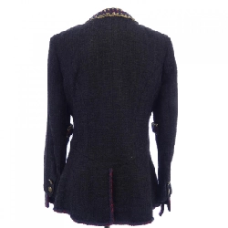 Jacket không cổ CHANEL P38673V29212 626733