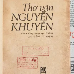 THƠ VĂN NGUYỄN KHUYẾN  1044659