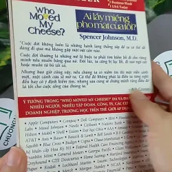 Ai Lấy Miếng Pho Mát Của Tôi? - Spencer Johnson,M.D 604655