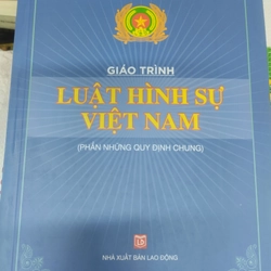 Combo full 3 cuốn giáo trình luật hình sự việt nam. Tập 1+2+ phần chung 278915