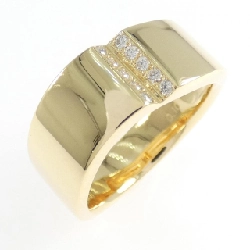 Nhẫn kim cương K18YG 0.10CT - Hàng hiệu Chính hãng