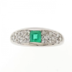 Nhẫn Emerald PT900 0.30CT - Hàng hiệu Chính hãng 846490