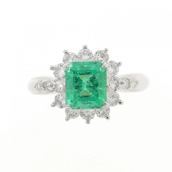 Nhẫn Emerald PT900 1.18CT - Hàng hiệu Chính hãng 849136