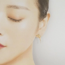 K18YG Bông tai kim cương 0.25CT - Hàng hiệu Chính hãng 868512