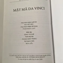 MẬT MÃ DA VINCI, THE DA VINCI CODE, bản bìa cứng (XB 2006) 1037877