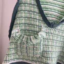 Áo ba lỗ kiểu vải tweed  1019472