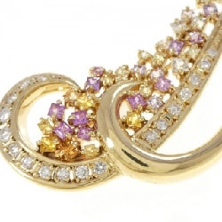 K18YG Sapphire Brooch 1.60CT - Hàng hiệu Authentic 872090