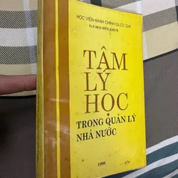 Tâm lý học trong quản lý nhà nước