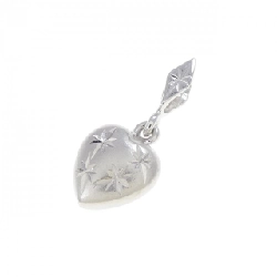 K18WG Mặt dây chuyền hình trái tim - Hàng hiệu Chính hãng