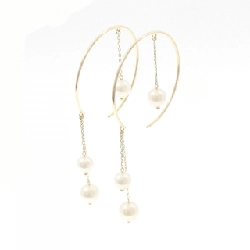 Bông tai ngọc trai Akoya - Hàng hiệu Authentic 847356