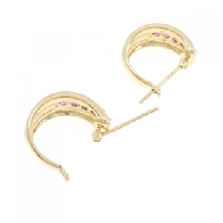 K18YG Bông tai Ruby - Hàng hiệu Chính hãng 871076