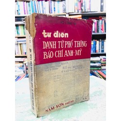 Từ điển danh từ phổ thông báo chí anh mỹ - Võ Công Tài