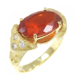 Nhẫn Opal K18YG 2.68CT - Hàng hiệu Chính hãng