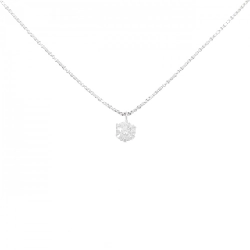 Dây chuyền kim cương Solitaire PT900/PT850 0.260CT - Hàng hiệu Chính hãng