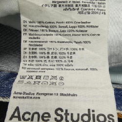 ACNE STUDIOS 2023 Asphalt Coating Jeans - Hàng hiệu Chính hãng 884081