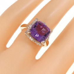 Nhẫn Amethyst K18PG 4.12CT 670047