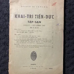 [sách xưa] Khai-Trí Tiến-Đức, xuất bản năm 1942 tại Hà Nội.     