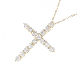 K18YG Dây chuyền kim cương hình chữ thập 1.00CT - Hàng hiệu Chính hãng 858483