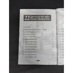 22 Quy Luật Bất Biến Trong Marketing Al Ries - Jack Trout mới 70% bẩn nhẹ, ẩm 2021 HCM0805 marketing 914371