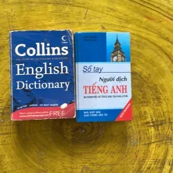 COMBO SỔ TAY NGƯỜI DỊCH TIẾNG ANH & COLLINS ENGLISH DICTIONARY 
