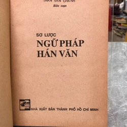 SƠ LƯỢC NGỮ PHÁP HÁN VĂN 358601