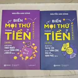 4 Cuốn Tư duy mở Tư duy ngược + Biến mọi thứ thành tiền TẬP 1+2 717527