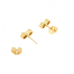 Bông tai kim cương 750YG - Hàng hiệu Authentic 870062