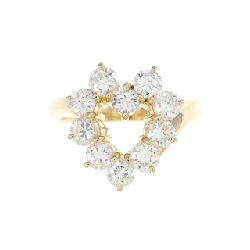 Nhẫn kim cương hình trái tim K18YG 1.00CT 670044