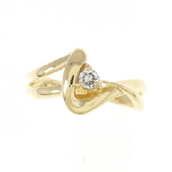 Nhẫn kim cương K18YG 0.08CT 671911