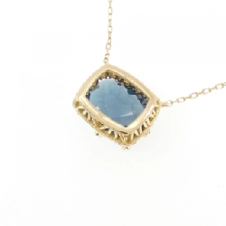 K18YG Ngọc xanh dương Dây chuyền 4.00CT - Hàng hiệu Chính hãng 858410