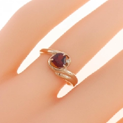 Nhẫn Garnet K10PG hình trái tim 669773