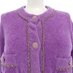 Áo khoác không cổ CHANEL 633288