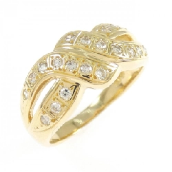 Nhẫn kim cương K18YG - Hàng hiệu Authentic