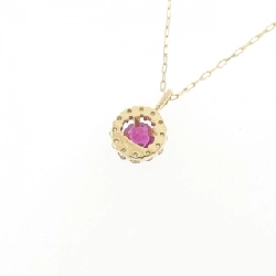 Dây chuyền ruby K18YG 0.10CT - Hàng hiệu chính hãng 859061