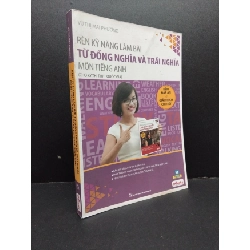 [PHIÊN CHỢ SÁCH CŨ] Rèn kỹ năng làm bài từ đồng nghĩa và trái nghĩa môn tiếng anh (cho kỳ thi THPT quốc gia) sách màu2017 2303