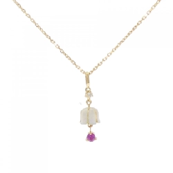 750YG/K18YG Mặt dây chuyền đá màu - Hàng hiệu Authentic