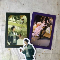 Trọn bộ 2 tập Lãng Mạn Dành Cho Em - Khinh Ảm (kèm tập ngoại truyện và phụ kiện như hình) 757841