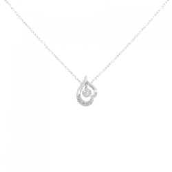 Dây chuyền kim cương K18WG 0.05CT - Hàng hiệu Chính hãng