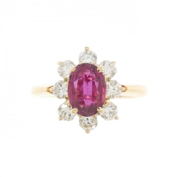 Nhẫn ruby K18PG 0.70CT 670040