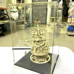 Hộp Nhạc Gỗ Lắp Ráp Đàn Violin Chuyển Động Độc Đáo 779795