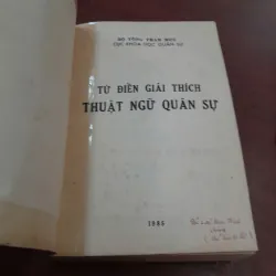 TỪ ĐIỂN GIẢI THÍCH THUẬT NGỮ QUÂN SỰ 762658