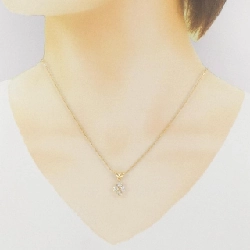 K18YG Dây chuyền kim cương 0.70CT - Hàng hiệu Chính hãng 860695