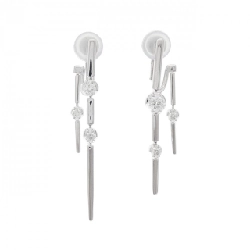 Bông tai kim cương Tasaki 0.73CT