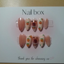 Nail box ngắn màu cute 302996