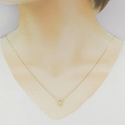 K18YG Dây chuyền kim cương 0.10CT - Hàng hiệu Chính hãng 860601