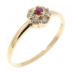 Nhẫn Ruby K18YG - Hàng hiệu Chính hãng