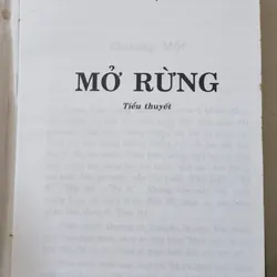 Tiểu thuyết MỞ RỪNG của nhà văn Lê Lựu 739456