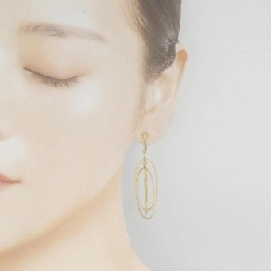 K18YG Bông tai - Hàng hiệu Authentic 873177