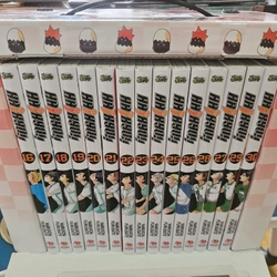 Trọn bộ Haikyu 45 tập kèm 3 box + các phụ kiện và q haicolor như hình  383971